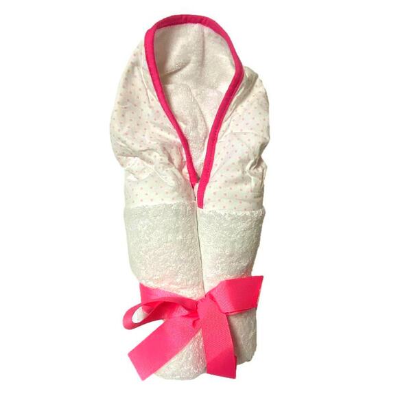 Hooded Cotton Towel For Kids Pink Flamingo For Beach Bath Pool 28x52 Inches NWT - Picture 10 of 10